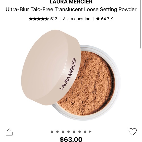 Laura Mercier Ultra-Blur Talc-Free Translucent Setting Powder - Picture 4 of 4